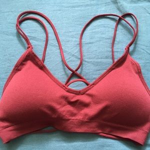 Cute Maroon Anemone Bra